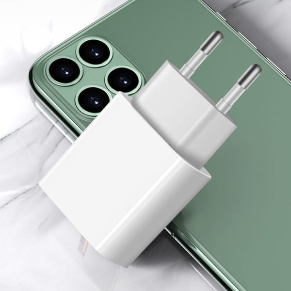 SAS6557EU-1.jpg M117 2.4A Dual USB Port Flash Charger Travel Charger, EU Plug, Dual USB