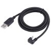 SAS6558_1.jpg U-shaped Micro USB Male to USB Male Nylon Braid Charge Data Cable