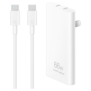 Original Huawei 66W GaN Ultra-thin Travel Charger Power Adapter with Type-C / USB-C Cable