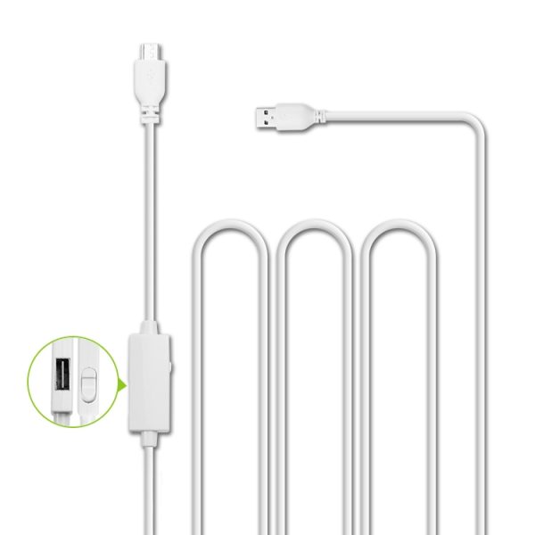 SAS7167W_1.jpg OTG-Y-03 USB 2.0 Male to Micro USB Male + USB Female OTG Charging Data Cable for Android Phones / Tablets with OTG Function, with Switch, Length: 1.1m, with Switch Length: 1.1m