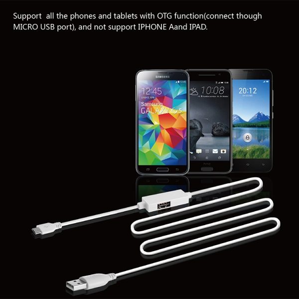 SAS7167W_10.jpg OTG-Y-03 USB 2.0 Male to Micro USB Male + USB Female OTG Charging Data Cable for Android Phones / Tablets with OTG Function, with Switch, Length: 1.1m, with Switch Length: 1.1m