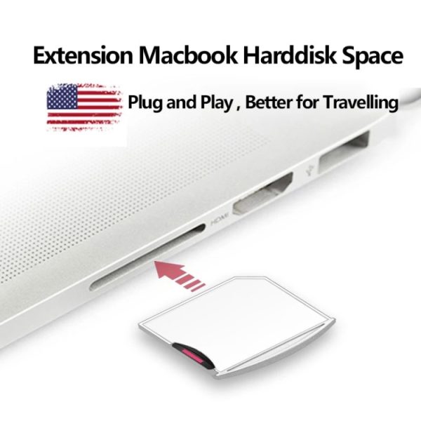 SAS7224W_6.jpg Micro SD / TF Card to SD Adapter for MacBook Air / Pro, Support up to 512GB, 512GB