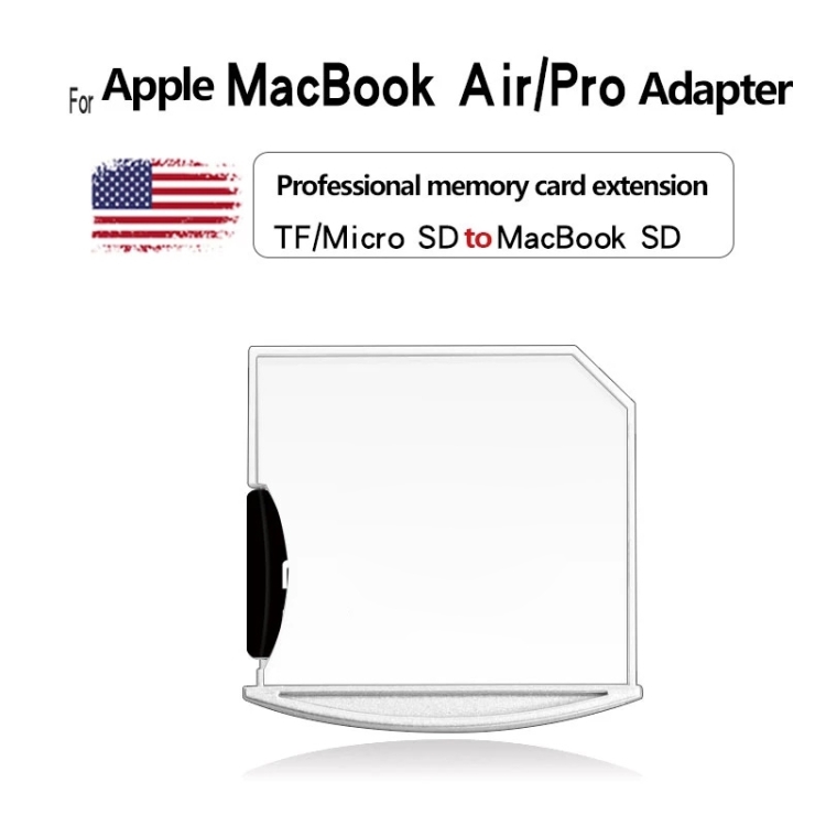 Micro SD / TF Card to SD Adapter for MacBook Air / Pro, Support up to 512GB, 512GB 8 Micro SD / TF Card to SD Adapter for MacBook Air / Pro, Support up to 512GB, 512GB - Image 8