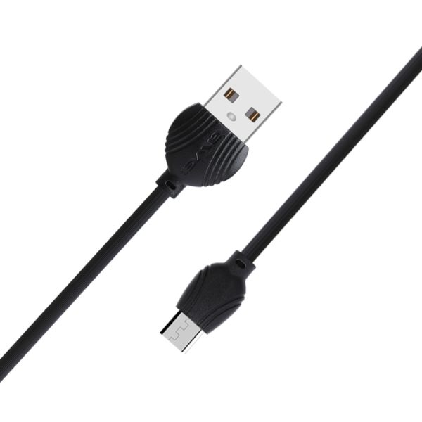 SAS7309B_1.jpg awei CL-61 2 in 1 2.5A Micro USB Charging + Transmission Aluminum Alloy Braided Data Cable, Length: 1m