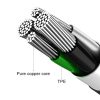 SAS7309_B1.jpg awei CL-61 2 in 1 2.5A Micro USB Charging + Transmission Aluminum Alloy Braided Data Cable, Length: 1m