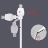 SAS7309_B2.jpg awei CL-61 2 in 1 2.5A Micro USB Charging + Transmission Aluminum Alloy Braided Data Cable, Length: 1m