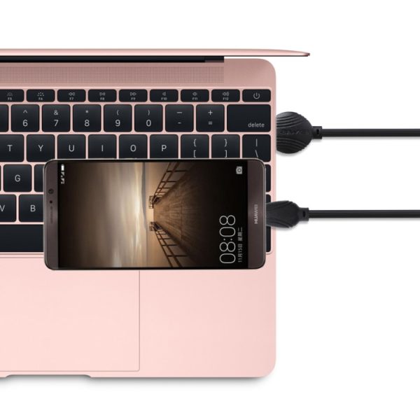 SAS7309_B5.jpg awei CL-61 2 in 1 2.5A Micro USB Charging + Transmission Aluminum Alloy Braided Data Cable, Length: 1m