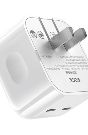 ROCK T58 35W Dual USB-C / Type-C Ports PD Charger, CN Plug