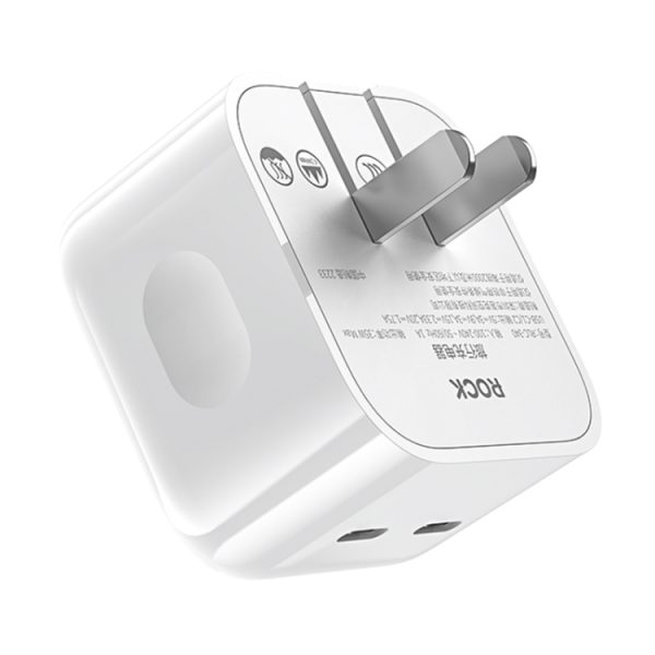 SAS7939.jpg ROCK T58 35W Dual USB-C / Type-C Ports PD Charger, CN Plug