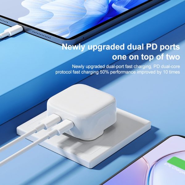 SAS7939_2.jpg ROCK T58 35W Dual USB-C / Type-C Ports PD Charger, CN Plug