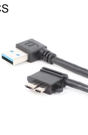 2 PCS USB 3.0 Right Elbow Male to Micro USB 3.0 Elbow Charging Data Cable, Cable Length: 27cm
