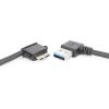 SAS7966_1.jpg 2 PCS USB 3.0 Right Elbow Male to Micro USB 3.0 Elbow Charging Data Cable, Cable Length: 27cm