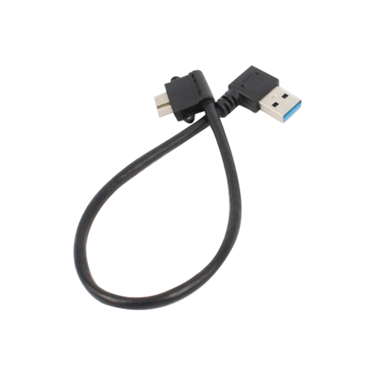 2 PCS USB 3.0 Right Elbow Male to Micro USB 3.0 Elbow Charging Data Cable, Cable Length: 27cm 4 2 PCS USB 3.0 Right Elbow Male to Micro USB 3.0 Elbow Charging Data Cable, Cable Length: 27cm - Image 4