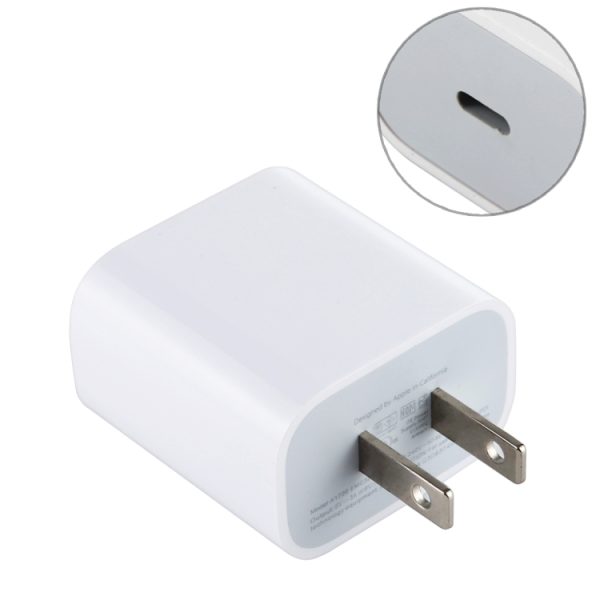 SAS8081.jpg 20W Type-C / USB-C PD Fast Charging Power Adapter, US Plug, 20W 0.5A US Plug, 20W EU Plug