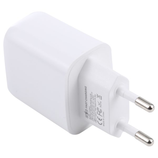 SAS8833_1.jpg LZ-215A+C 20W QC 3.0 USB + PD 3.0 USB-C / Type-C Fast Charging Travel Charger, EU Plug