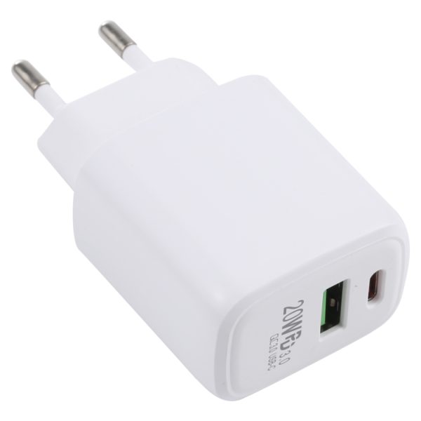 SAS8833_2.jpg LZ-215A+C 20W QC 3.0 USB + PD 3.0 USB-C / Type-C Fast Charging Travel Charger, EU Plug
