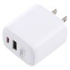 SAS8834_2.jpg LZ-215A+C 20W QC 3.0 USB + PD 3.0 USB-C / Type-C Fast Charging Travel Charger, US Plug