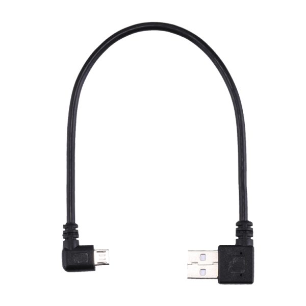 SAS9021_1.jpg 24cm USB Elbow to Micro USB Elbow Charging Cable
