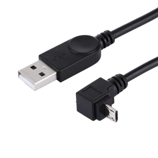 SAS9981_3.jpg 28cm 90 Degree Angle Elbow Micro USB to USB Data / Charging Cable, For Galaxy, Huawei, Xiaomi, LG, HTC and other Smart Phones