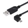 SAS9982_3.jpg 28cm 90 Degree Angle Right Micro USB to USB Data / Charging Cable, For Galaxy, Huawei, Xiaomi, LG, HTC and other Smart Phones
