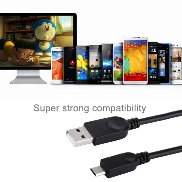 SAS9983_4.jpg 50cm 2 in 1 USB 2.0 to Micro USB + USB Data / Charging Cable, For Galaxy, Huawei, Xiaomi, LG, HTC and other Smart Phones