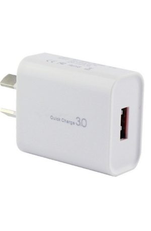 QC 3.0 18W 3A Single USB Interface Charger, AU Plug