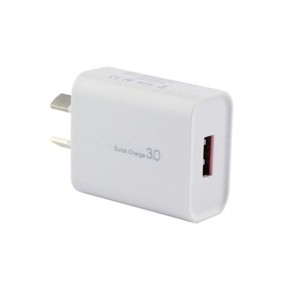 SYA0010705.jpg QC 3.0 18W 3A Single USB Interface Charger, AU Plug