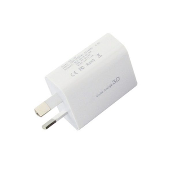 SYA0010705_1.jpg QC 3.0 18W 3A Single USB Interface Charger, AU Plug