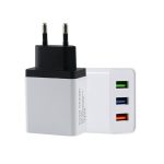 2 A 3USB Mobile Phone Travel Charger EU Plug