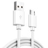 SYA0011572.jpg 2.4A USB Male to Micro USB Male Interface Charge Cable, Length: 1m(White)