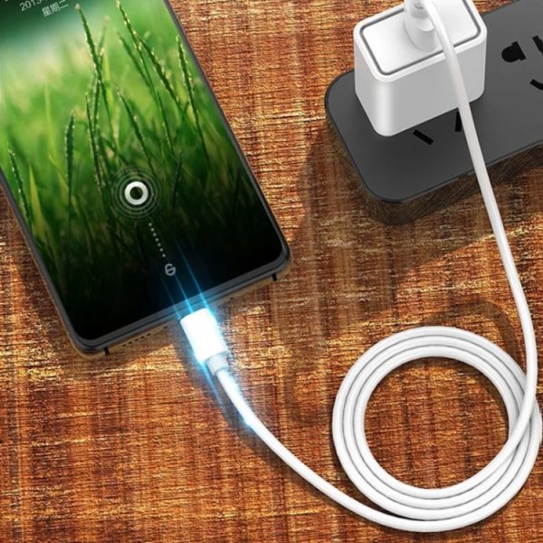 SYA0011572_6.jpg 2.4A USB Male to Micro USB Male Interface Charge Cable, Length: 1m(White)