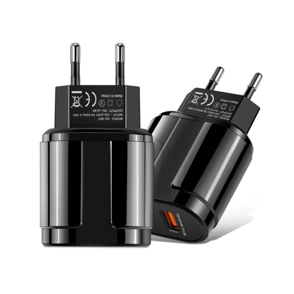 SYA001167801A-1.jpg Portable Dual USB Mobile Phone Tablet Universal Charging Head Travel Charger, EU Plug, EU Plug