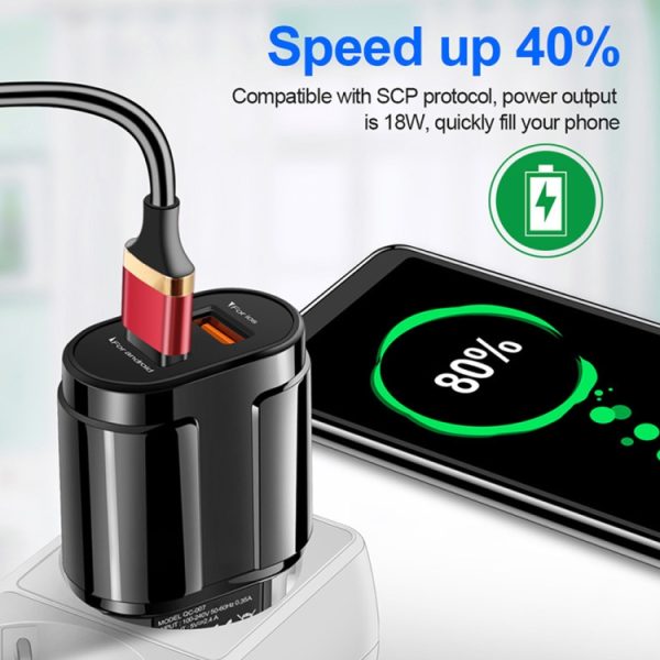 SYA001167801A_4.jpg Portable Dual USB Mobile Phone Tablet Universal Charging Head Travel Charger, EU Plug, EU Plug