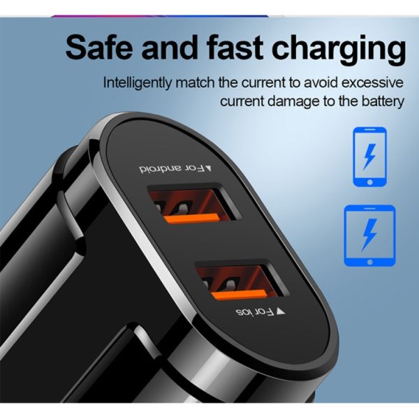 SYA001167801A_6.jpg Portable Dual USB Mobile Phone Tablet Universal Charging Head Travel Charger, EU Plug, EU Plug
