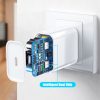 SYA0012909_4.jpg 2 in 1 PD 20W Single USB-C / Type-C Port Travel Charger + 3A PD3.0 USB-C / Type-C to USB-C / Type-C Fast Charge Data Cable Set, Cable Length: 1m, EU Plug