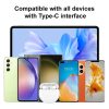 SYA0012910_9.jpg 2 in 1 PD 20W Single USB-C / Type-C Port Travel Charger + 3A PD3.0 USB-C / Type-C to USB-C / Type-C Fast Charge Data Cable Set, Cable Length: 2m, EU Plug