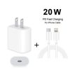 SYA0012920_1.jpg 2 in 1 PD 20W Single USB-C / Type-C Port Travel Charger + 3A PD3.0 USB-C / Type-C to 8 Pin Fast Charge Data Cable Set, Cable Length: 1m, US Plug