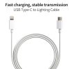 SYA0012920_6.jpg 2 in 1 PD 20W Single USB-C / Type-C Port Travel Charger + 3A PD3.0 USB-C / Type-C to 8 Pin Fast Charge Data Cable Set, Cable Length: 1m, US Plug