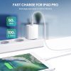 SYA0012924_4.jpg 2 in 1 PD 20W Single USB-C / Type-C Port Travel Charger + 3A PD3.0 USB-C / Type-C to 8 Pin Fast Charge Data Cable Set, Cable Length: 2m, EU Plug
