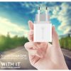 SYA0013033_7.jpg SDC-30W 2 in 1 USB to USB-C / Type-C Data Cable + 30W QC 3.0 USB + 2.4A Dual USB 2.0 Ports Mobile Phone Tablet PC Universal Quick Charger Travel Charger Set, EU Plug