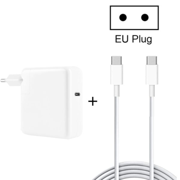 SYA0013216.jpg 2 in 1 PD3.0 30W USB-C / Type-C Travel Charger with Detachable Foot + PD3.0 3A USB-C / Type-C to USB-C / Type-C Fast Charge Data Cable Set, Cable Length: 1m, EU Plug
