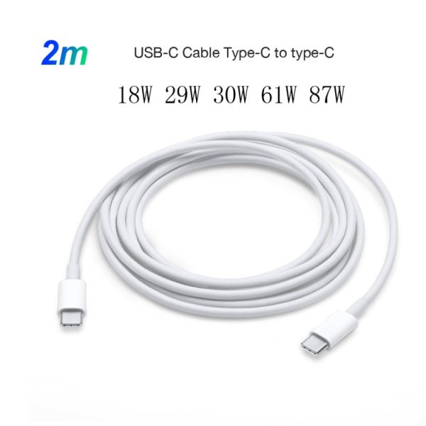 SYA0013242_3.jpg 2 in 1 PD 30W USB-C / Type-C + 3A PD 3.0 USB-C / Type-C to USB-C / Type-C Fast Charge Data Cable Set, Cable Length: 2m, AU Plug
