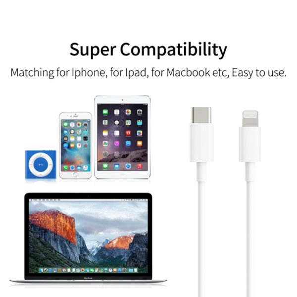 SYA0013247_7.jpg 2 in 1 PD3.0 30W USB-C / Type-C Travel Charger with Detachable Foot + PD3.0 3A USB-C / Type-C to 8 Pin Fast Charge Data Cable Set, Cable Length: 1m, AU Plug