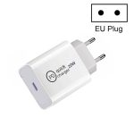 SDC-20W PD 20W Single USB-C / Type-C Interface Travel Charger, EU Plug, US Plug, UK Plug
