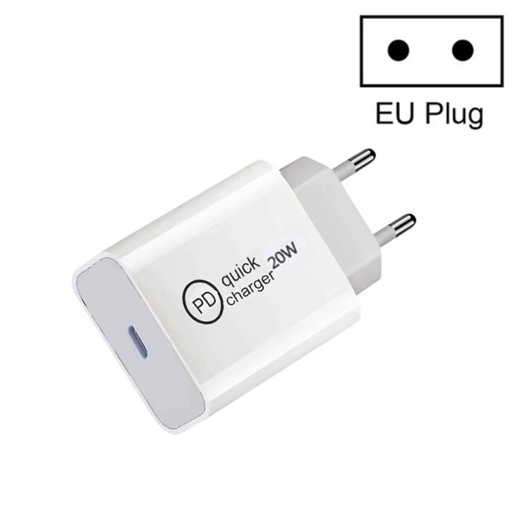 SDC-20W PD 20W Single USB-C / Type-C Interface Travel Charger, EU Plug, US Plug, UK Plug 1 SDC-20W PD 20W Single USB-C / Type-C Interface Travel Charger, EU Plug, US Plug, UK Plug