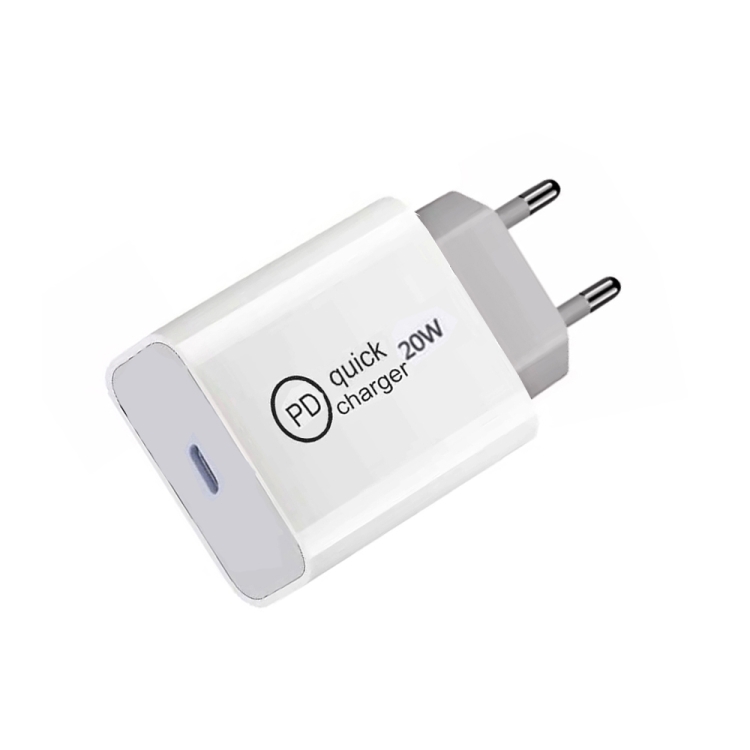 SDC-20W PD 20W Single USB-C / Type-C Interface Travel Charger, EU Plug, US Plug, UK Plug 2 SDC-20W PD 20W Single USB-C / Type-C Interface Travel Charger, EU Plug, US Plug, UK Plug - Image 2