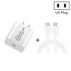 SYA001344201-1.jpg SDC-20W 2 in 1 PD 20W USB-C / Type-C Travel Charger + 3A PD 3.0 USB-C / Type-C to USB-C / Type-C Fast Charge Data Cable Set, Cable Length: 1m,, US Plug, EU Plug, UK Plug