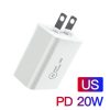 SYA001344201_1.jpg SDC-20W 2 in 1 PD 20W USB-C / Type-C Travel Charger + 3A PD 3.0 USB-C / Type-C to USB-C / Type-C Fast Charge Data Cable Set, Cable Length: 1m,, US Plug, EU Plug, UK Plug