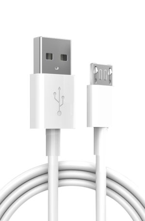 XJ-013 2.4A USB Male to Micro USB Male Interface Fast Charging Data Cable, Length: 3m