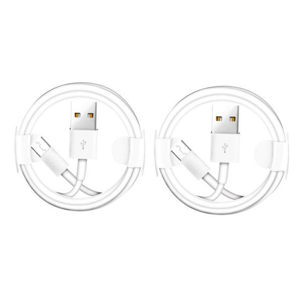 SYA0013552.jpg XJ-023 2 PCS USB Male to Micro USB Male Interface Charge Cable, Length: 1m